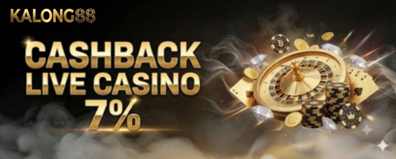 CASHBACK LIVE CASINO 7%